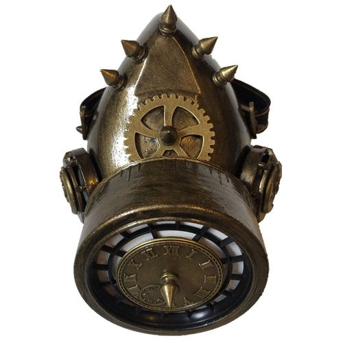 Envoie De France Black Sugar Masque Cuivre Bronze Usage Déguisement Cosplay Style Gothique Cyber Gaz Punk Steampunk Horloge Engrenage Pics Pour Soirée Convention Mixte Solide