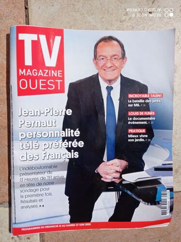 Tv Magazine Ouest 1742 : Jean-Pierre Pernaut Personnalité Télé Préférée Des Français