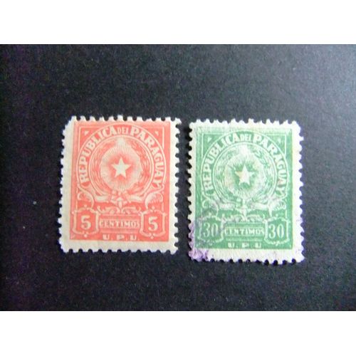 109 Paraguay 1950 / Escudo De Armas / Yvert 481**+483 Fu