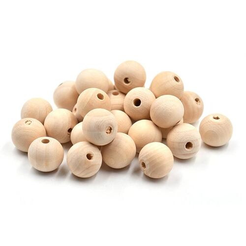 Xm 4 Pièces De Haute Qualité Burlywood Herbe Arbre Perles 30mm Perles En Bois Pour Bijoux À Bricoler Soi-Même Nacklace Accessoires Décoratifs Manuels A3