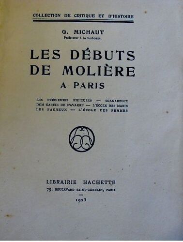 Les Debuts De Moliere A Paris