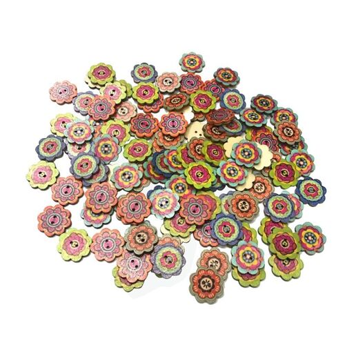 Xm Fournitures De Couture Peintes En Points 100 Pièces 20mm Jolies Fournitures De Couture Artisanales Bricolage Scrapbook A3