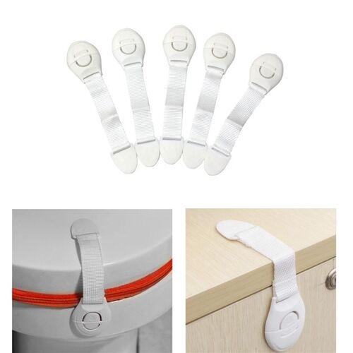 XM 6 pièces armoire de sécurité réfrigérateur serrures multifonction bébé adhésif infantile réfrigérateur serrures pour porte à la maison A4