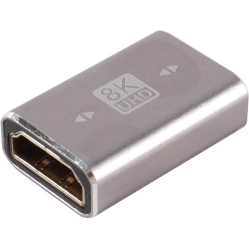 Adaptateur Hdmi Femelle Vers Femelle Plaqué Or 8K,2 Pièces,Pour Téléviseur,Blu-Ray,Moniteur,Projecteur,Consoles De Jeux,Home Cinéma,Compatible Uhd,3D,Hdr,Hdcp,Ethernet