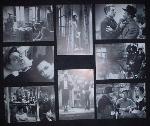 Jean Gabin * Le Jour Se Leve - Daybreak * Marcel Carne - 1939 - 8 Photos D'exploitation Pour Une Ressortie En Allemagne En 1978 * Lobby Card Set * Jean Gabin ; Arletty ; Jules Berry * Jacques Prevert