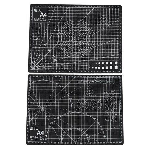 Xm 2 Pièces Tapis De Coupe Durable De Haute Qualité À La Main Conseil Double Face Tapis De Coupe Planche À Découper Pour Les Étudiants