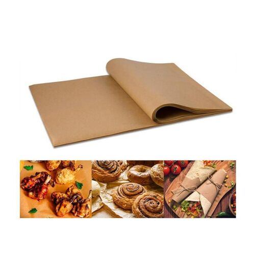 XM Papier de cuisson des cookies antiadhésifs 100 pièces résistant aux hautes températures cuisson au four casseroles en papier jetable A35