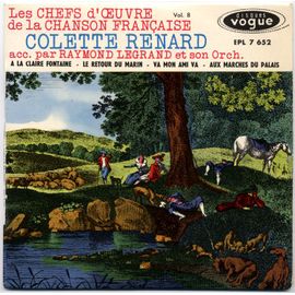 "Chefs D'oeuvre De La Chanson Française Vol.8" À La Claire Fontaine / Aux Marches Du Palais / Le Retour Du Marin / Va Mon Ami Va