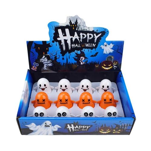 Xm Jouets Wind Up Halloween 12 Pièces Cadeau Pour Fête Cadeau Pour Mini Elf Smiley Modèle De Citrouille Cadeaux De Fête Noël Magasin D'hôtel A3 Pour Enfants Adultes