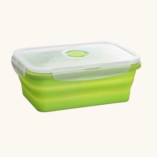 Xm Grande Capacité Silicone Portable Boîte À Déjeuner 750ml Four À Micro-Ondes Bol Bento Boîte Alimentaire Stockage Boîte À Déjeuner