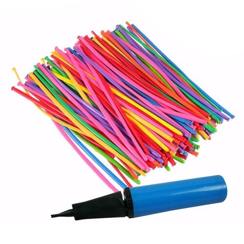 XM 201 pièces modélisation magique Long ballon torsion Latex ballons coloré mariage fête d'anniversaire décoration avec pompe à main A3