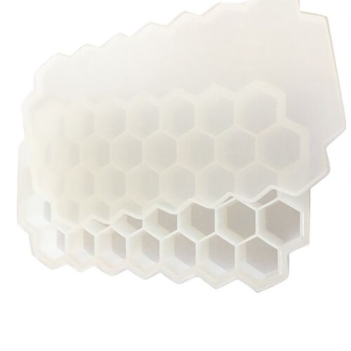 Xm Bac À Glace 37 Compartiments Avec Couvercle Silicone Plateau À Glace De Qualité Alimentaire Moule Créatif Bricolage Grande Capacité Bac À Glace