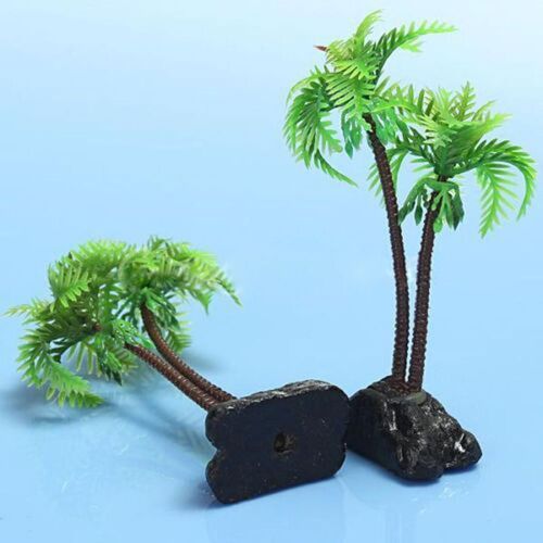 Xm Aquarium Artificiel Non Toxique Décoration De Haute Qualité Arbres De Coco Aquarium De Plantes À Poissons Décoration Décorative
