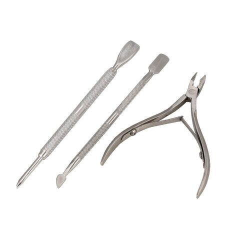Xm Lot Nail Art Manucure Outils Kits Ensemble Acier Inoxydable Cuticule Cuillère Poussoir Ciseaux Pinces Tondeuse Coupe-Ongles 