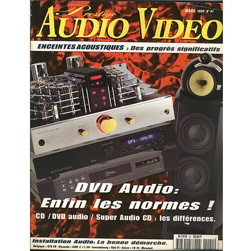 Prestige Audio Vidéo  N° 41 : B&w, Krell, Jm Reynaud, Jm Lab,...