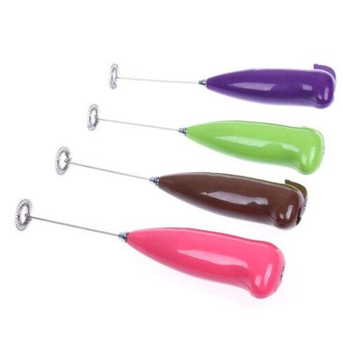 XM Agitateur à ¿ufs électrique Portable 1 pièce poignée électrique batteur à ¿ufs mousseur à lait mélangeur à fouet traitement du lait jus agitateur à café