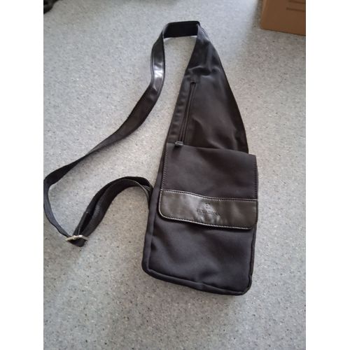 sacoche banane "hexagona" noir