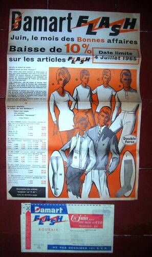 Damart  N° 0 : Damart Flash Date Limite 4 Juillet 1965
