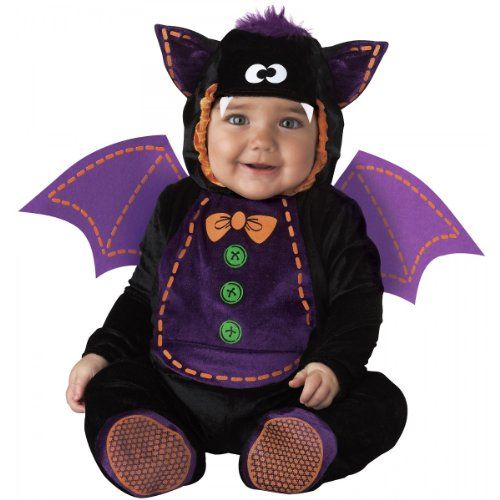 Incharacter Costumes Baby Bat Costume Black/Purple Medium