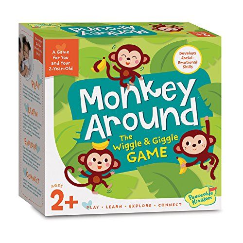Peaceable Kingdom Monkey Around - The Wiggle & Giggle Game Of Movement For 2-Year-Olds