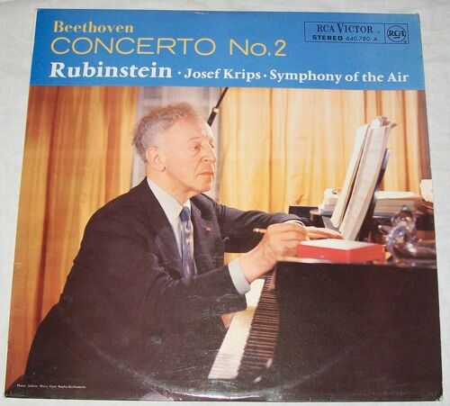 Beethoven Concerto N°2 En Si Bémol Majeur Pour Piano Et Orchestre, Op. 19 - Rubinstein - Josef Krips - Symphony Of The Air
