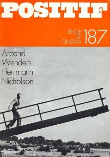 Positif  N° 187 : Arcand, Wenders, Hermann, Nicholson