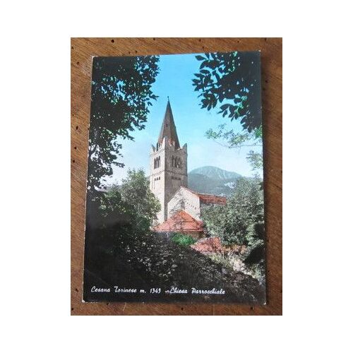 Carte Postale Affranchie  :  Cesana Torinese, Chiesa Parrocchiale