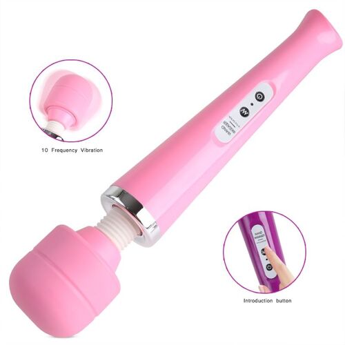 Baguette Vibrateur Jouets Sexuels Pour Femmes Usb Charge 10 Vitesses Av Baguette Magique Massage Clitoris Stimulation Vibrateur Masturbation Gode Jouets
