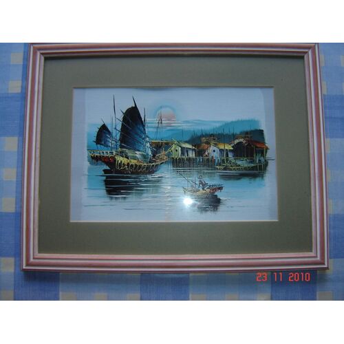 Peinture À L'huile Hong Kong Causaway Bay