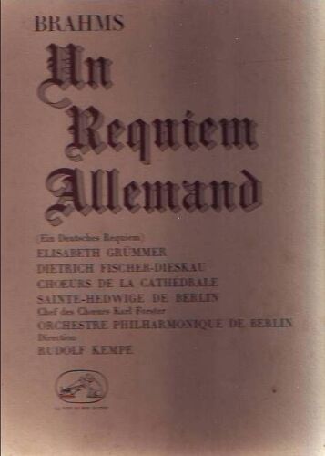 Brahms/Un Requiem  Allemand