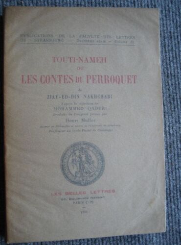 Touti-Nameh Ou Les Contes Du Perroquet