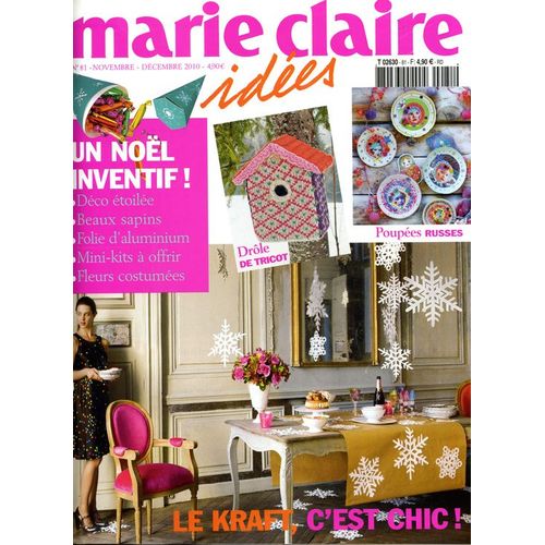 Marie Claire Idées  N° 81 : Un Noël Inventif