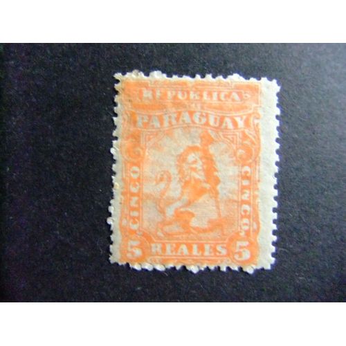 109 Paraguay 1879 / Escudo (Leon Heraldico) / Yvert 8 Mh