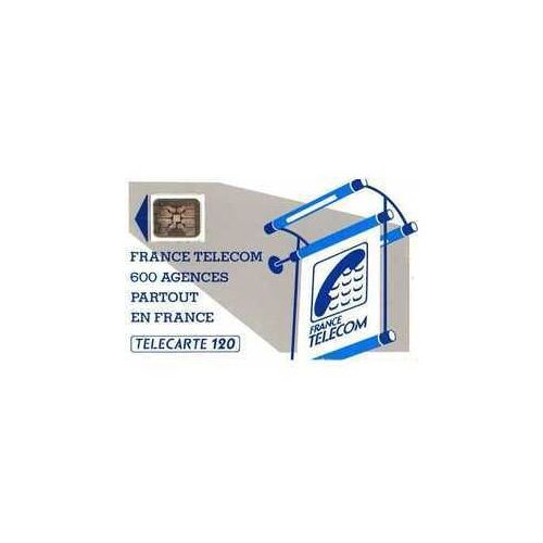 Telecarte 120 France Telecom 600 Agences Partout En France Sc4