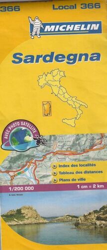 Carte Michelin Local 366 Sardaigne