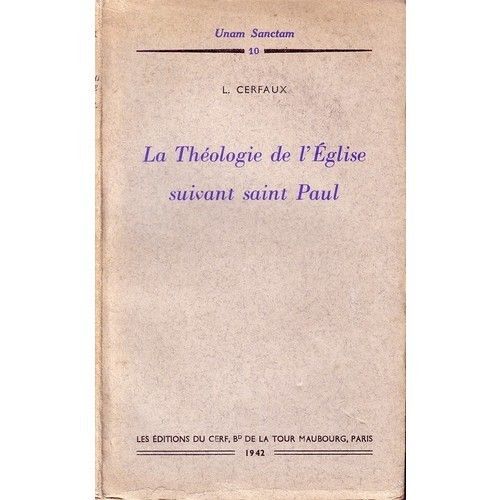 La Theologie De L'eglise Suivant Saint Paul