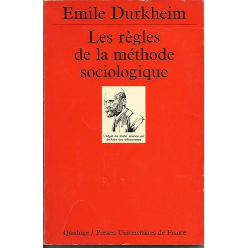 Les Regles De La Methode Sociologique