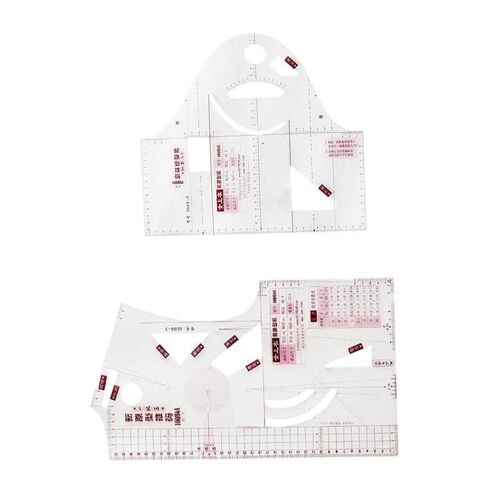 Xm Règle De Design De Tissus 1: 3 Mode Petite Règle De Design De Motifs Règle De Conception De Tissus Tailleur Motifs De Couture Outils De Fabrication