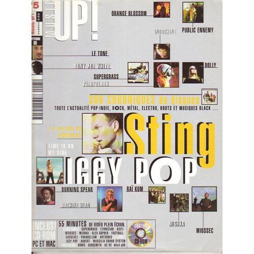 Music Up !  N° 5 : Sting + Iggy Pop + Indochine + Miossec + Burning Spear + Public Ennemy
