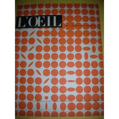 L'oeil  N° 49 : Art, Architecture, Décoration