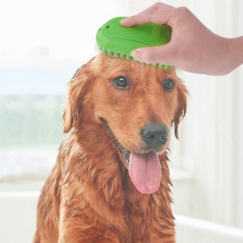 Xm Peigne Brosse De Bain Pour Animaux Chien Chat Poils De Chien Fourrure Toilettage Brosse De Massage Peigne De Toilettage Pour Animaux