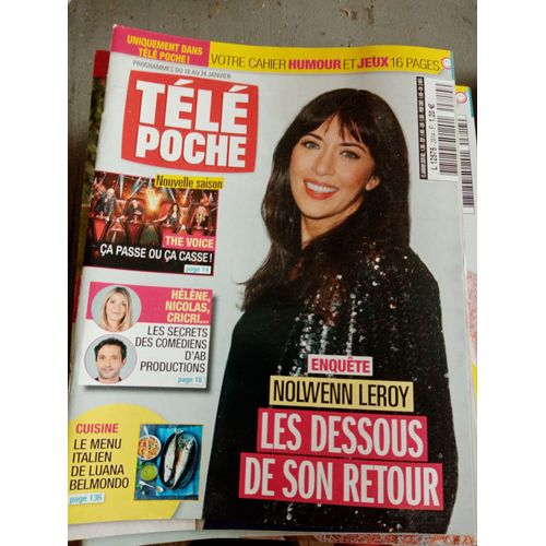 Télé Poche 2814 Nolwenn Leroy The Voice Hélène Nicolas Cricri Luana Belmondo