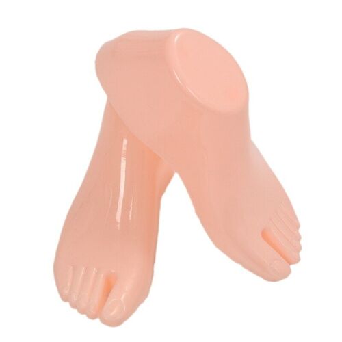 XM Paire de pieds en plastique dur Mannequin modélisation des pieds outils pour affichage des chaussures (pieds d'adulte)