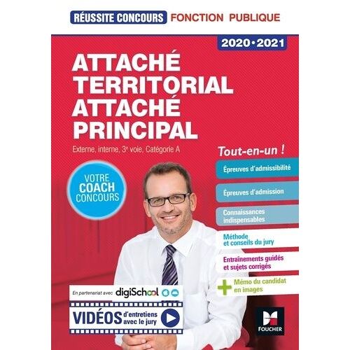Attaché Territorial, Attaché Principal - Concours Externe, Interne, 3e Voie Et Examens Professionnels, Catégorie A