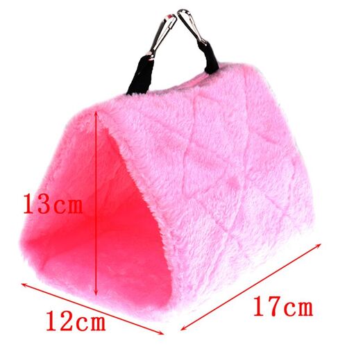 Hamac De Hamster En Coton Mian Wo Nid De Perroquet Mynan Starling Nid D'hiver Triangle Nid Planeurs De Sucre Chaud