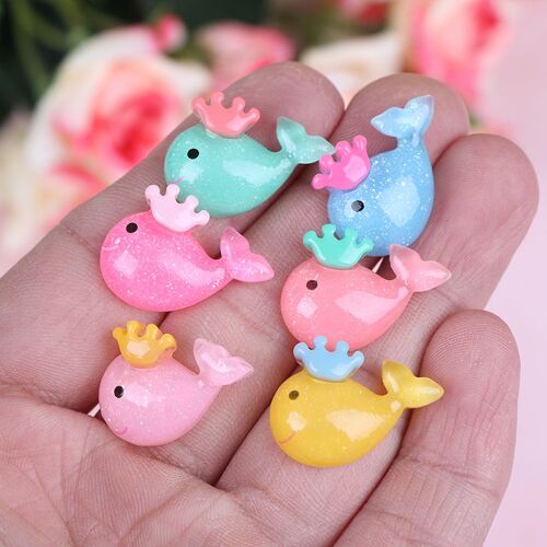 Artisanat De Décoration Style Résine Mélangée 10 Pièces Perles Kawaii Cabochon Plat Pour Décoration Accessoires Bricolage Pour Scrapbooking