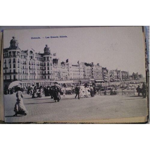 Carte Postale Ancienne: Belgique Ostende Les Grands Hôtels