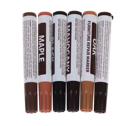 Correction De Couleur En Grain De Bois Réparation Peinture À Gratter Complémentaire Stylo De Couleur Meubles À Toucher Au Sol