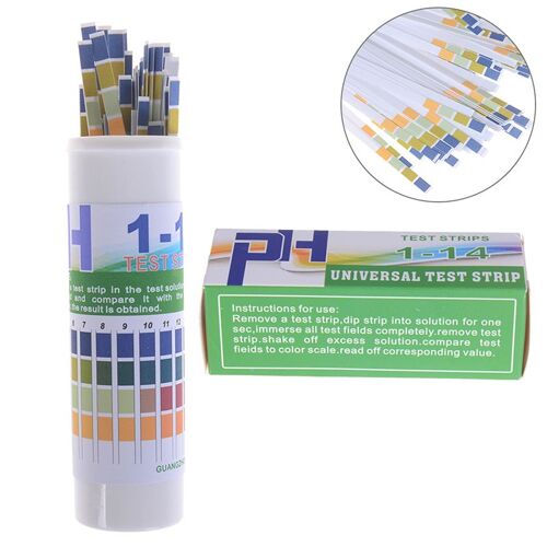 150 Pièces Papier D'essai De Ph1-14 D'indicateur De Bande D'essai De Ph Pour La Salive D'eau Et Le Ménage De Laboratoire De Mesure D'urine