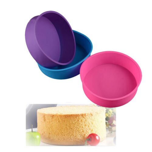 Moule À Muffins En Silicone 3d Rond Moule Rond En Silicone Outils De Décoration De Gâteaux Plateau De Cuisson Moule Pochoir Ustensiles De Cuisine Pour Fête